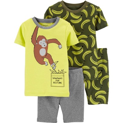 Carter's | Baby 4-Piece Alligator Snug Fit Cotton PJs