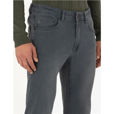 Haki Slim Fit Jean Pantolon