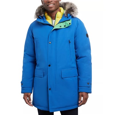 MICHAEL MICHAEL KORS Michael Kors Men's Hooded Bib Snorkel Parka, Created for Macy's