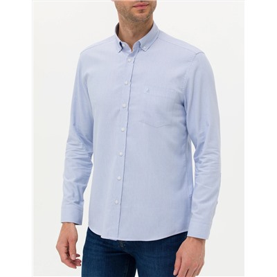 Açık Mavi Regular Fit Uzun Kollu Gömlek