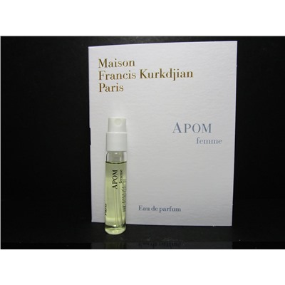 MAISON FRANCIS KURKDJIAN APOM edp (w) 2ml пробник