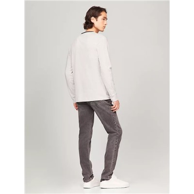 Embroidered Flag Logo Long-Sleeve T-Shirt