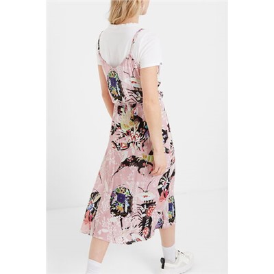 Vestido lencero con camiseta