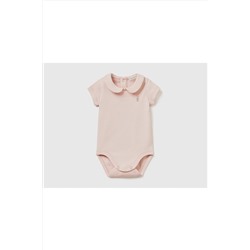 United Colors of BenettonBebek Açık Pembe Benetton Logolu Polo Body