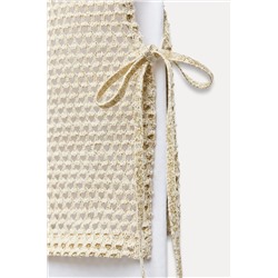 T-SHIRT WITH METALLIC THREAD VEST
