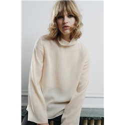 ZW COLLECTION SEMI-SHEER CREASED-EFFECT BLOUSE