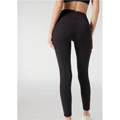 Active-Leggings mit Reißverschluss