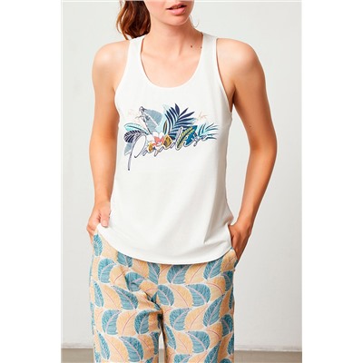 Camiseta de tirantes Bambou Crudo