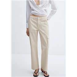 Jeans cargo bolsillos