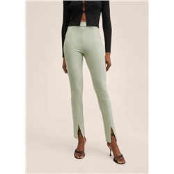 Leggings abertura bajo -  Mujer | MANGO OUTLET Melilla