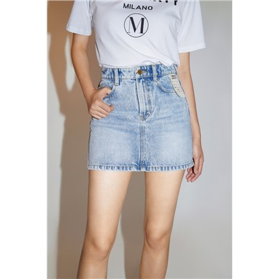 Minifalda Celeste