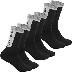 GOGLAND® "Trekking" Outdoor Socken 3 Paar schwarz