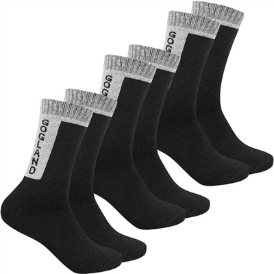 GOGLAND® "Trekking" Outdoor Socken 3 Paar schwarz