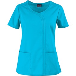 Cherokee Workwear Scrubs Mock Wrap Top