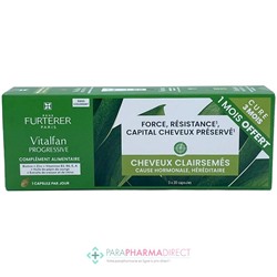 René Furterer Vitalfan Progressive - Cheveux Clairsemés - LOT de 3x30 capsules (1 mois OFFERT)Lot  × 3