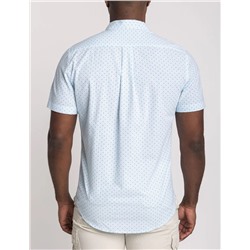 SHORT SLEEVE DOT POPLIN SHIRT WITH POCKET