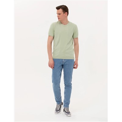 Su Yeşili Slim Fit Kazak
