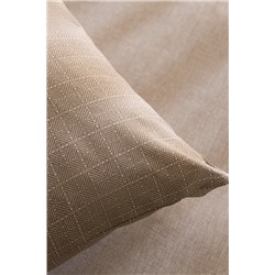 Odette King Size %100 Pamuk Ranforce Lastikli Çarşaf Takımı - Bej