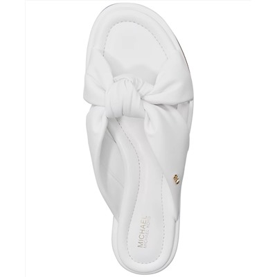 MICHAEL Michael Kors Knotted Slide Casual Leather Sandals