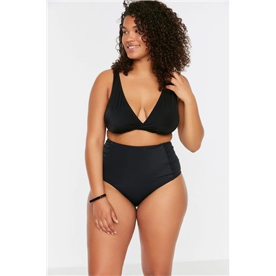 Trendyol Curve Siyah Yüksek Bel Bikini Altı TBBSS22BA0329
