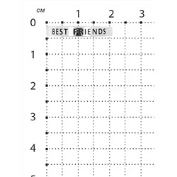 Кольцо из серебра родированное - Best friends (лучшие друзья) 925 пробы 23605RHр