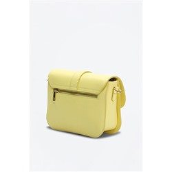 Bandolera de piel Monica Amarillo