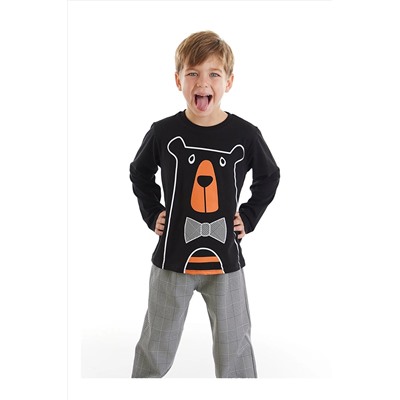 Denokids Papyonlu Ayı Ekose Takım CFF-21K1-013