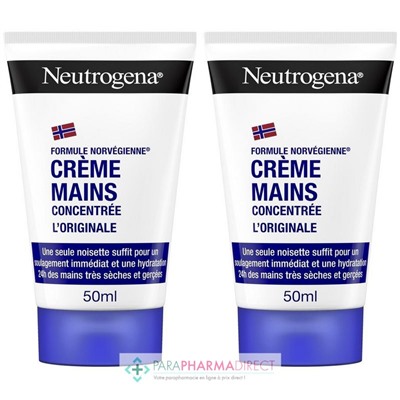 Neutrogena Crème Mains Concentrée - L'Originale - LOT de 2x50mlLot  × 2