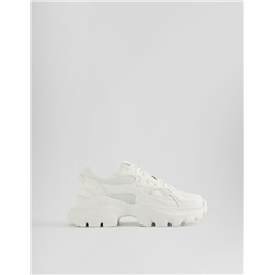 Contrast studded sole trainers