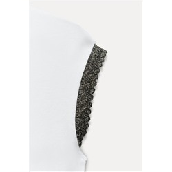T-SHIRT EMBELLISHED WITH RHINESTONES
