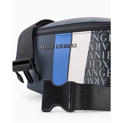 Monogram and Stripes Bum Bag