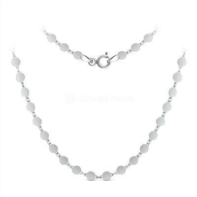 Браслет из серебра родированный (на ногу) - 23 см 6300R09020L23