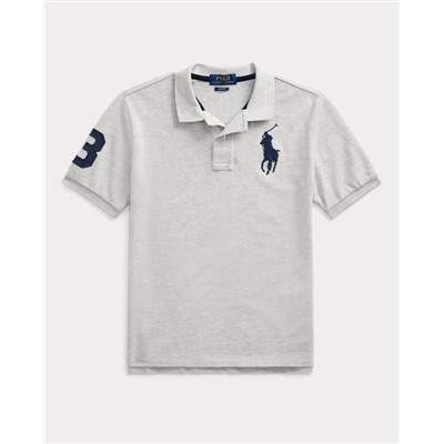 BOYS 8-20 Slim Fit Cotton Mesh Polo