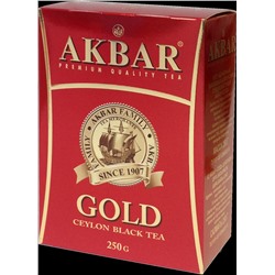 AKBAR. GOLD 250 гр. карт.пачка