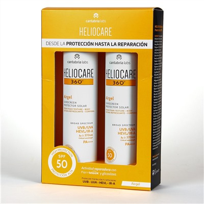 Heliocare 360 Airgel Corporal 200 ml Promoción Duplo