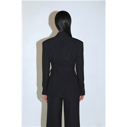 Chaqueta de lana Negro
