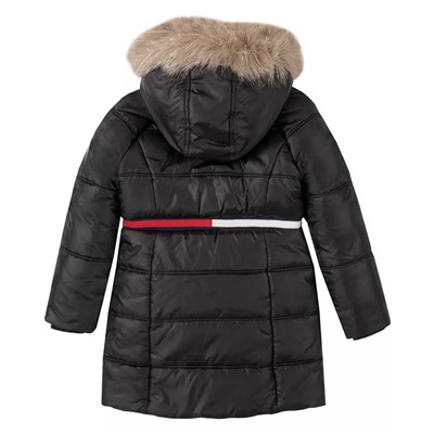 Tommy Hilfiger Big Girls Long Puffer Jacket