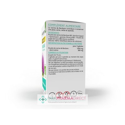 ArkoPharma ArkoGélules - Bardane - Peau Saine & Nette - BIO 45 gélules