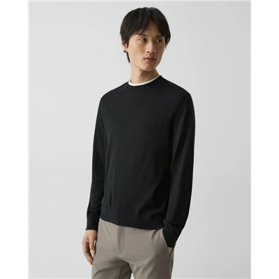 Мужской пуловер из тонкой шерстяной пряжи  Theor*y