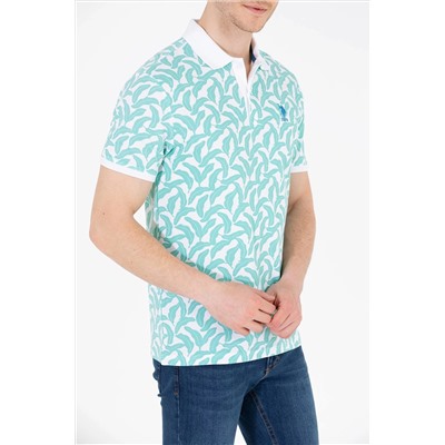 Erkek Mint Polo Yaka Tişört