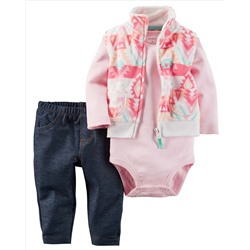 3-Piece Little Vest Set