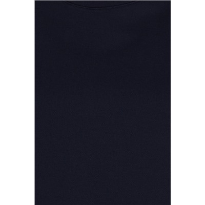 Kadın Lacivert Bisiklet Yaka Sweatshirt