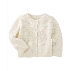Pointelle Cardi