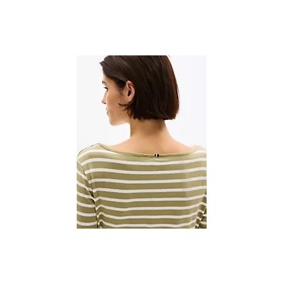 Stripe Boatneck T-Shirt