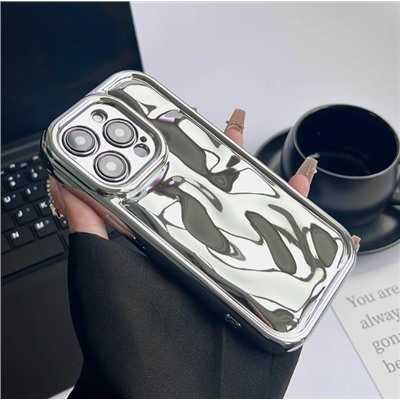 Гальванический серебряный метеоритный узор подходит для iphon*e