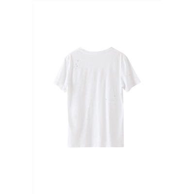 Camiseta Kilt Blanco y rojo