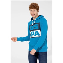 Erkek Kobalt Kapüşonlu Sweatshirt