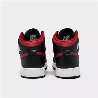Big Kids' Air Jordan Retro 1 Mid Casual Shoes
