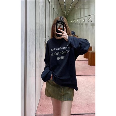 Лонгслив Acne Studio*s ⬜️  Реплика 1:1