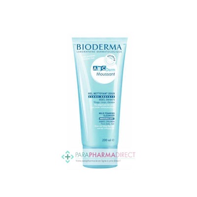 Bioderma ABCDerm Gel Moussant Nettoyant Doux 200ml
